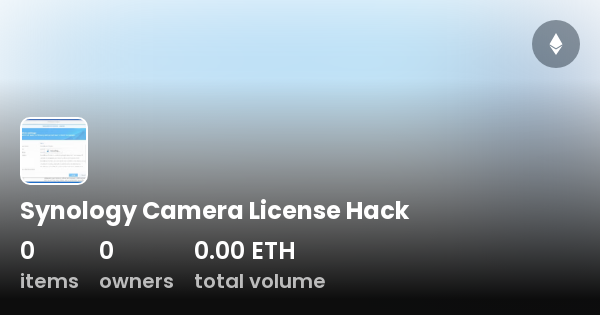 Synology ip camera license hot sale hack