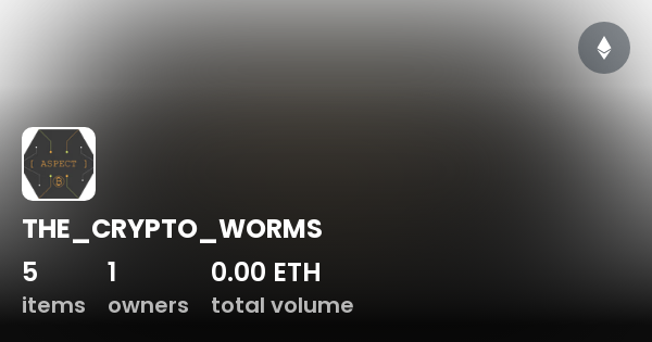 THE_CRYPTO_WORMS - Collection | OpenSea