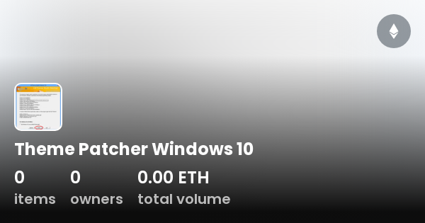windows 10 theme patcher
