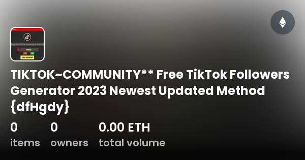 TikTok Followers Generator - 2023