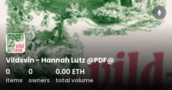 Vildsvin - Hannah Lutz @PDF@ - Collection | OpenSea