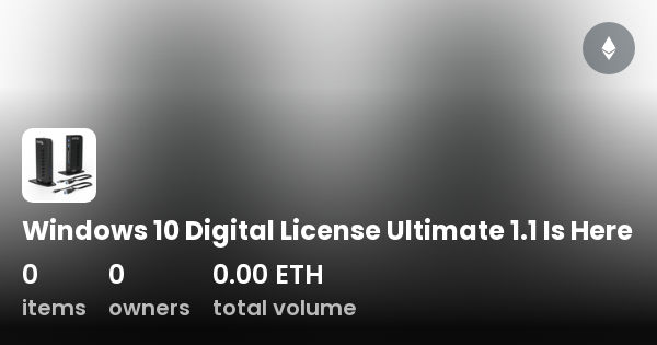 windows 10 digital license ultimate