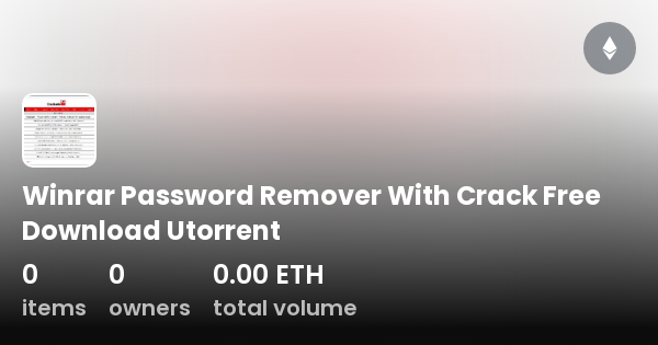 winrar password remover download utorrent