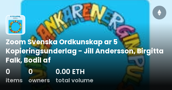 Zoom Svenska Ordkunskap Ar 5 Kopieringsunderlag - Jill Andersson ...